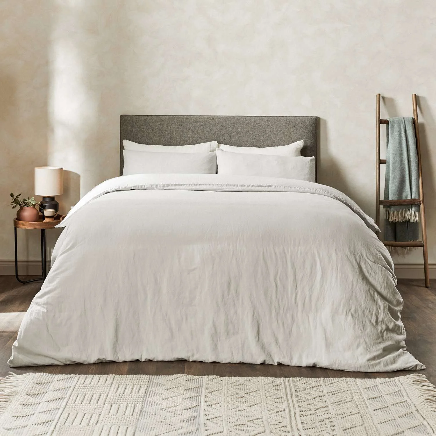 Mariana Linen Blend Set - Pebble