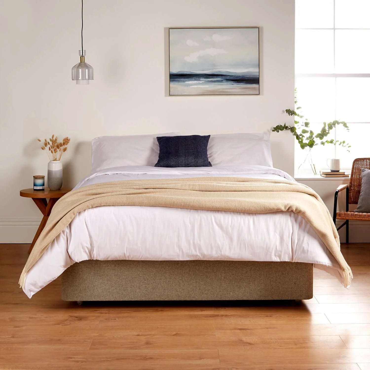 Chianti Wide Throw - Sandstone