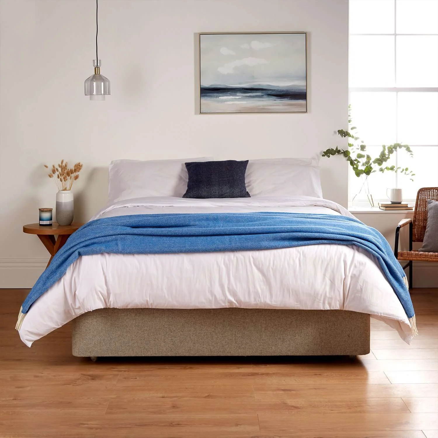 Chianti Wide Throw - Azure Blue