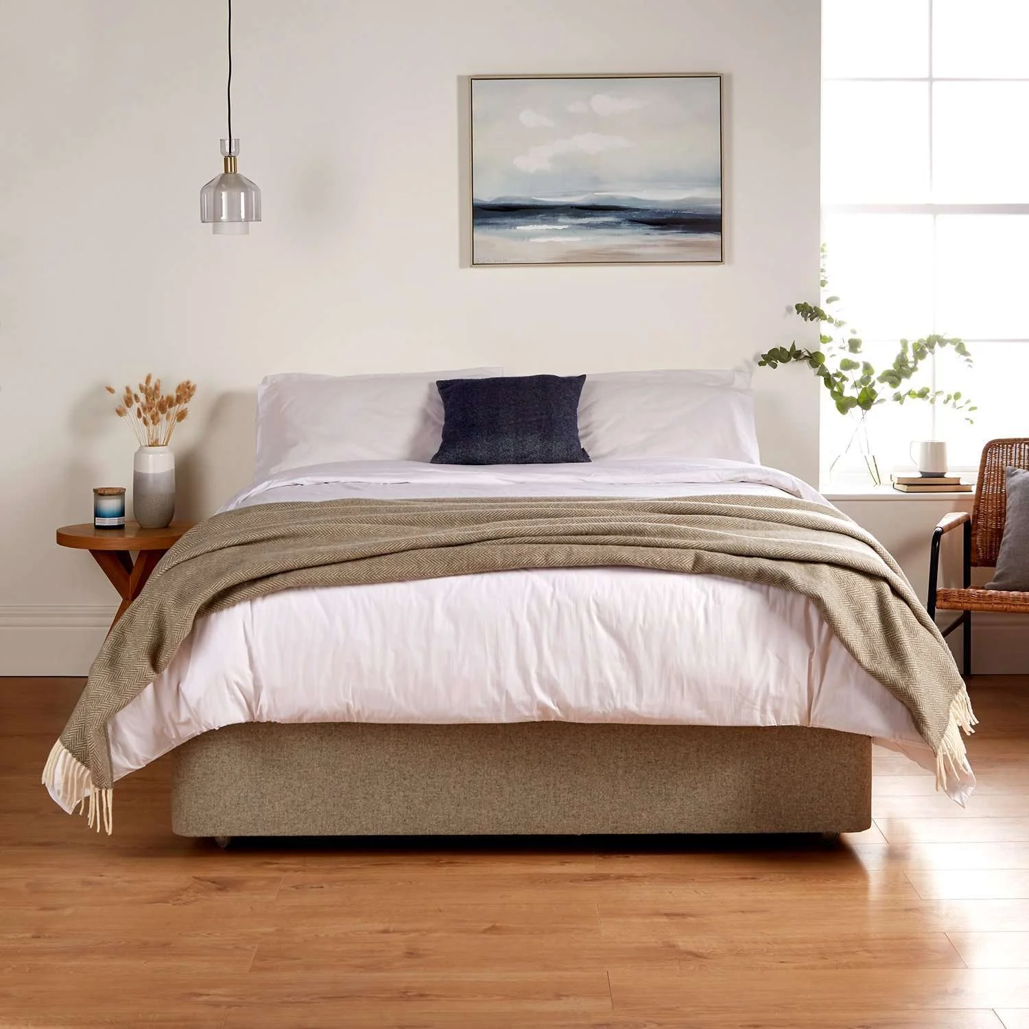 Chianti Wide Throw - Fossil Grey