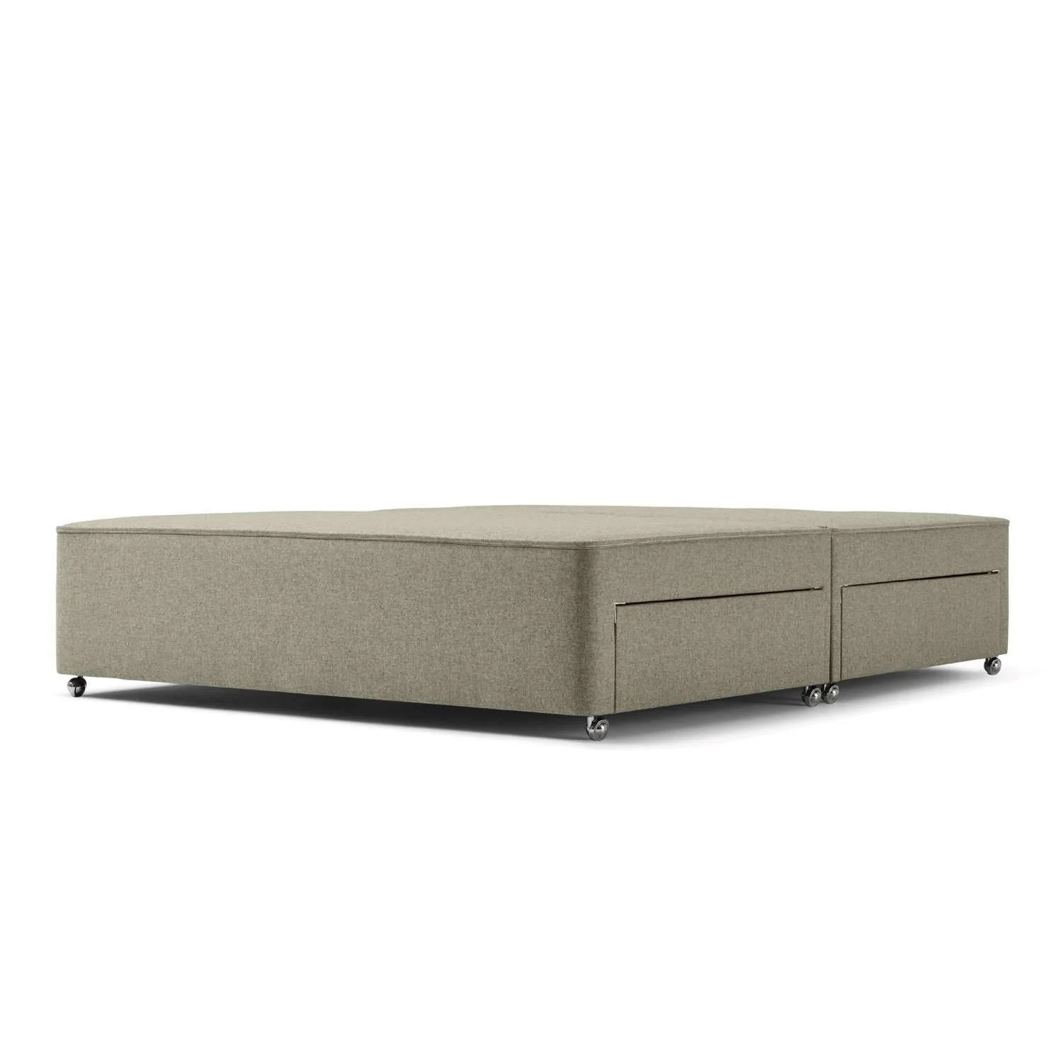 Chartwell Upholstered Divan - Light Grey