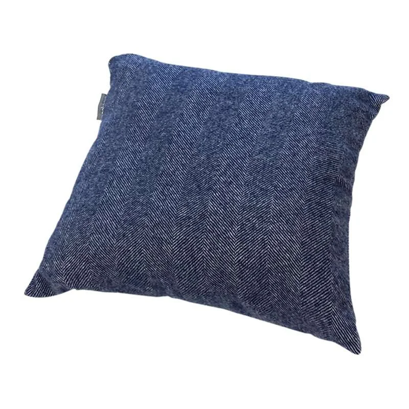 ONLYW LTD Lilly Herringbone Cushion - Blue